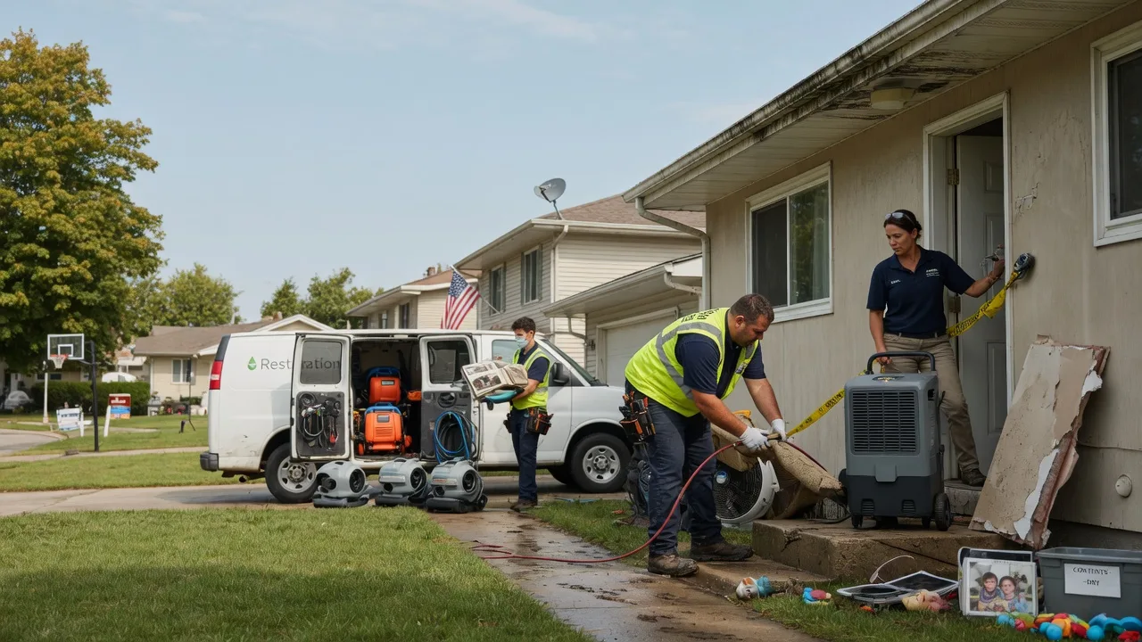 Water Damage Restoration in De Pere, WI near me